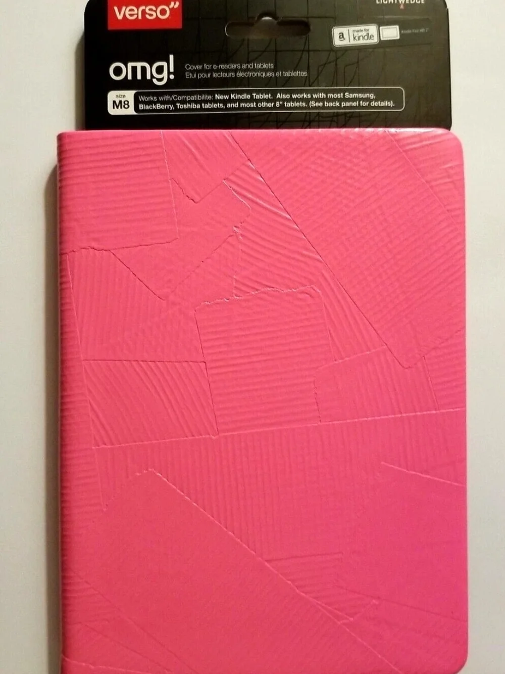 Verso OMG! M8 Pink Tablet Cover – Protective Case for Tablets New